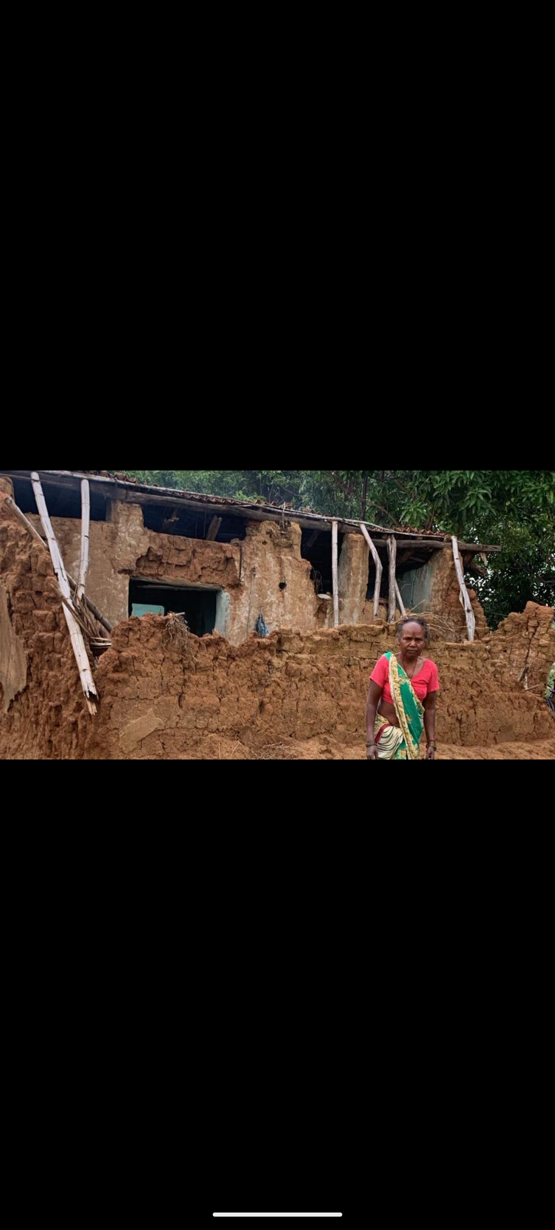 बेमौसम बरसार, आंधी बज्रपात और ओलपात से सेन्हा में मचा कोहराम