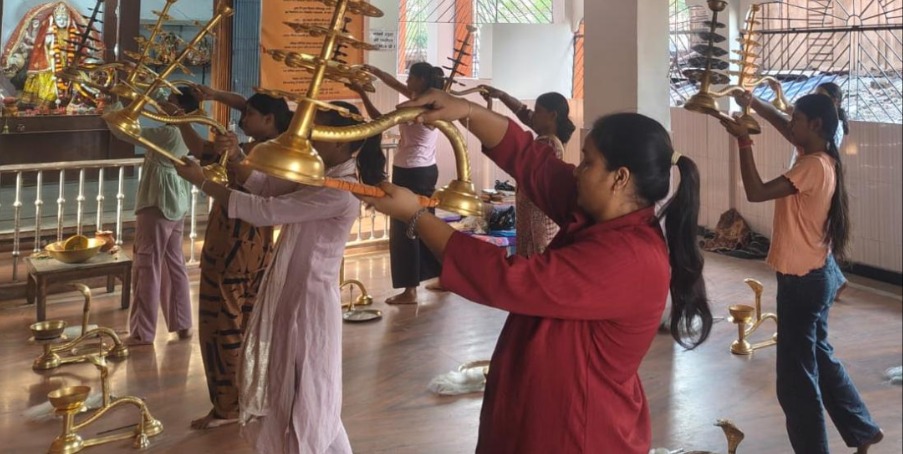 भव्य गंगा आरती की तैयारी अंतिम चरण में
