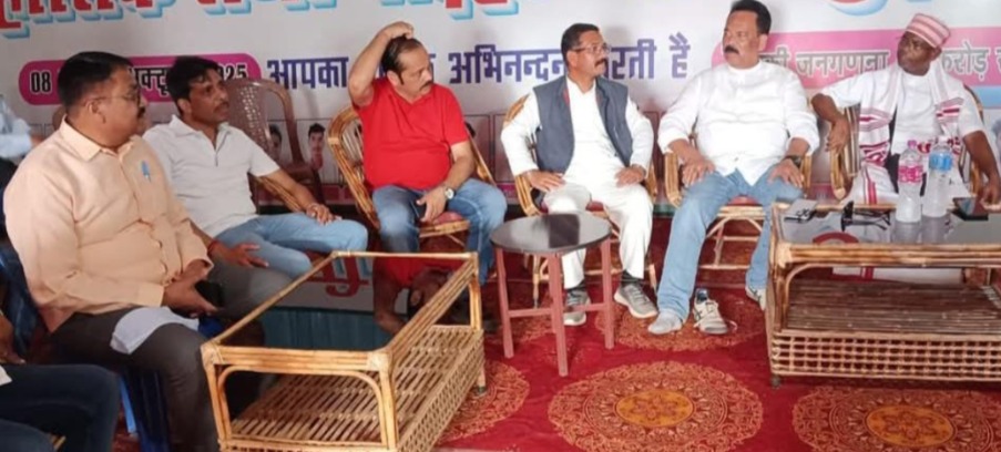 शक्ति खूंटा स्थल मुड़मा के विकास के लिए सांसद सुखदेव भगत सक्रिय, विभागीय अभियंता को योजना प्रस्ताव