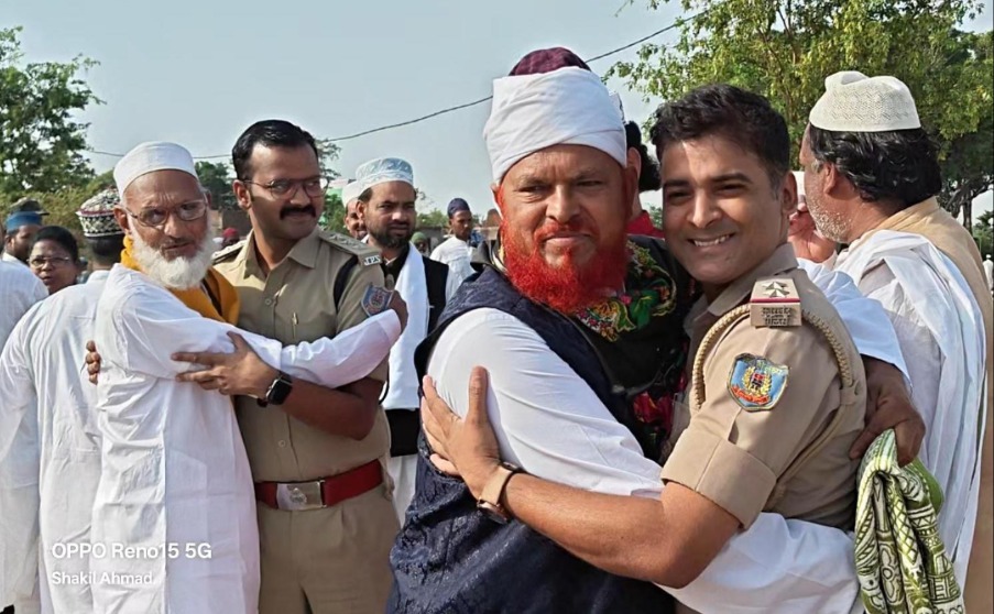 किस्को प्रखंड के ईदगाहों और मस्जिदों में अदा हुई ईद-उल-अजहा की नमाज