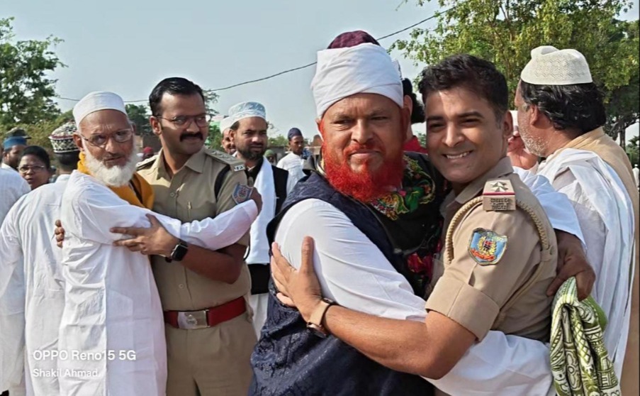 किस्को प्रखंड के ईदगाहों और मस्जिदों में अदा हुई ईद-उल-अजहा की नमाज